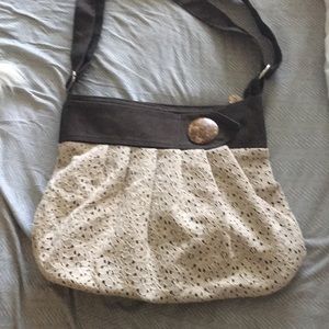 Lace shoulder bag